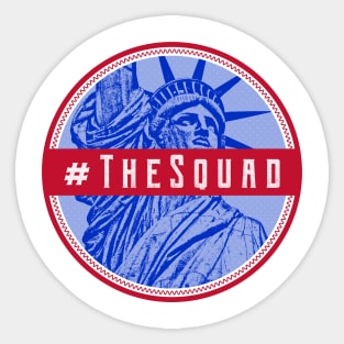 #TheSquad Lady Liberty Sticker